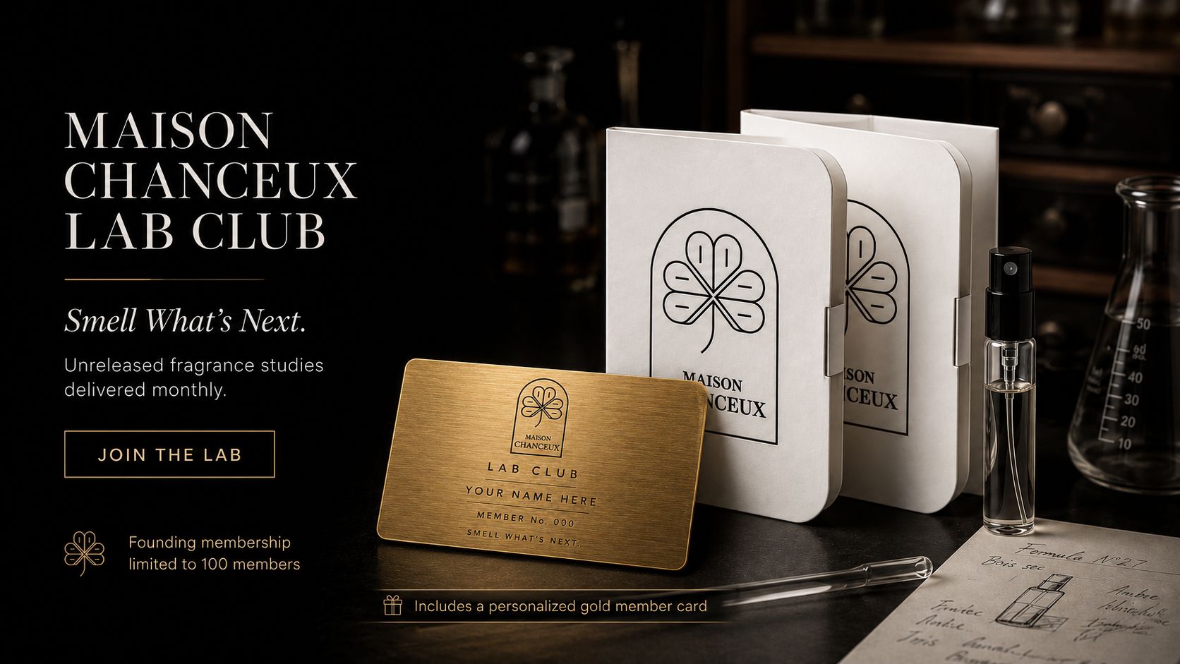 Maison Chanceux Lab Club – Monthly Fragrance Subscription Perfume & Cologne Maison Chanceux 