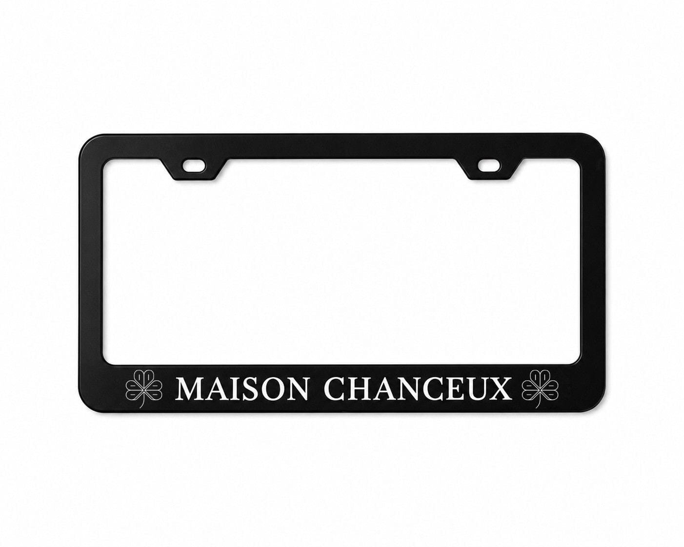 License Plate Frame Chanceux Parfum 